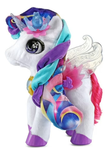 Mascota Interactiva Ivy El Unicornio Luces Y Sonidos Color Blanco