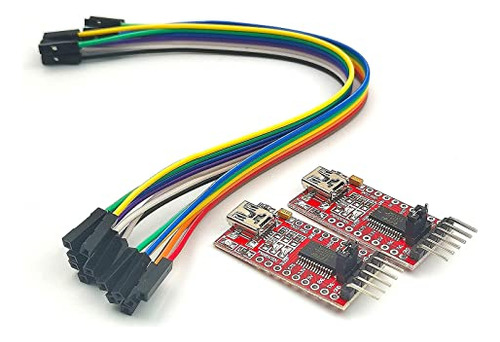 Convertidor De Serie Fainwan Ft232rl Ftdi Mini Usb A Ttl, 2