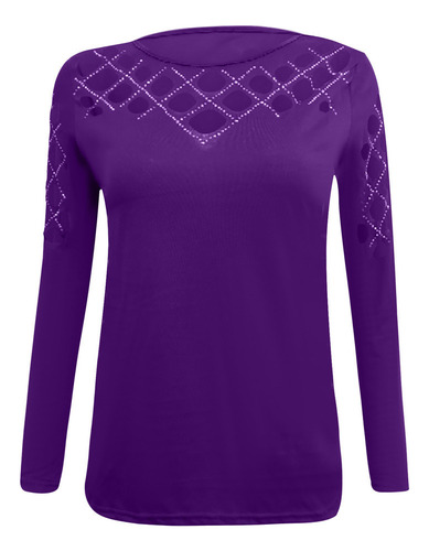 A Blusa Plus Out Para Mujer, Talla Camiseta, Manga