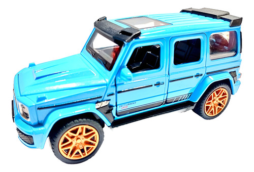 Auto Mercedes Benz G700 Brabus Coleccion Metal Esc 1:32 Celeste