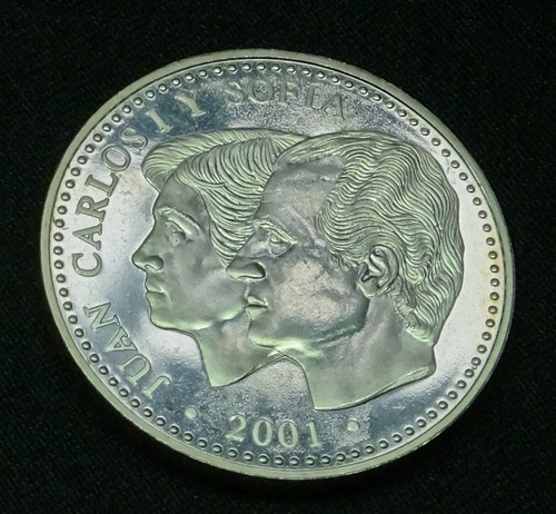 Imagen 1 de 2 de Moneda Coleccion Conmemorativa 2000 Pesetas Plata Año 2001