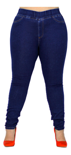 Pantalón Britos Jeans Mujer Curvy Skinny Azul 024495