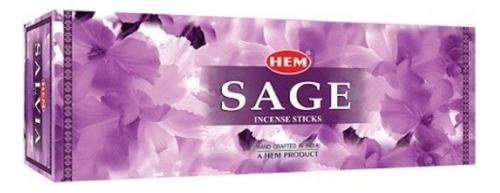 Incienso Hem Salvia (sage) Caja Con 120 Varitas Fragancia sage