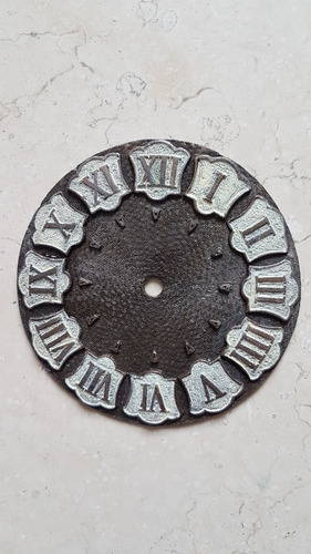 Cuadrante De Metal  Antiguo Para Reloj 