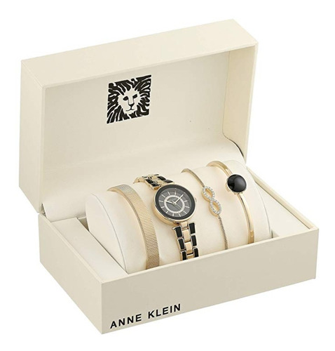 Anne Klein Set Reloj Y Pulseras Cristales Swarovski Mujer