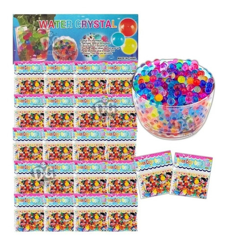 Higrogel Perla Gel Biogel Plantas X 24 Bolsas Bolas Bolitas 