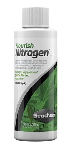 Seachem Flourish Nitrogen 100ml Aquário Plantado Full