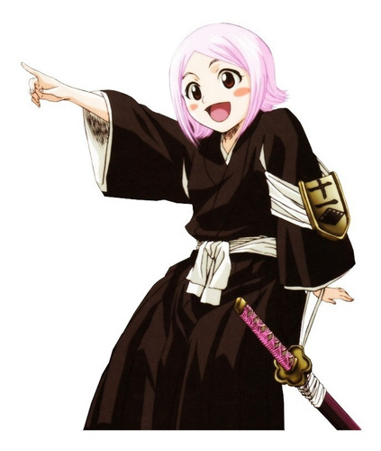 Espada Katana Anime Bleach Kusajishi Yachiru Cosplay Aço