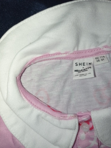 Vestido Rosa Para Niña De Hello Kitty Sanrio X Shein