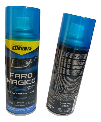 Limpiador Renovador Y Restaurador De Farolas Magico Simoniz