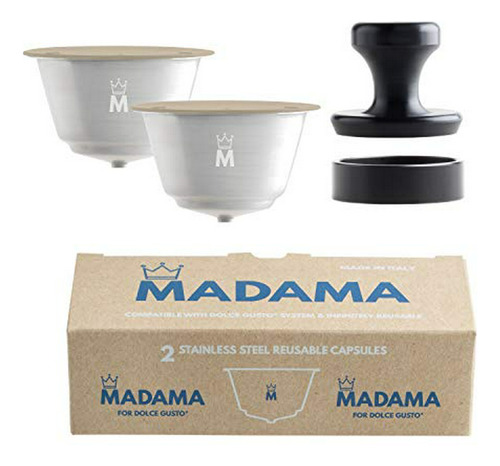 Madama - Cápsula De Café Dolce Gusto Recargable, Reutilizabl