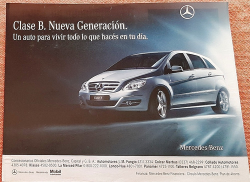 Mercedes-benz Clase B Publicidad