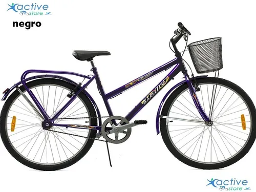 Bicicleta Mtb R 26 Full 1v. Canasto Porta Paquetes Acero