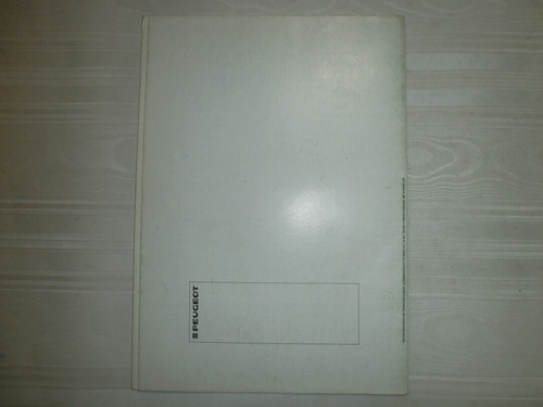 Catalogo Peugeot 405 Francia France Decada Del 90 Automovil (Usado)