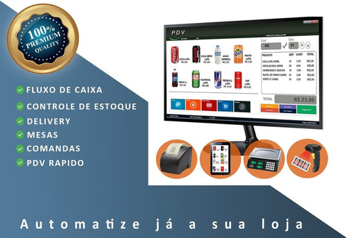 Sistema Hortifruti Com Integração C/ Balanças 02 Licenças