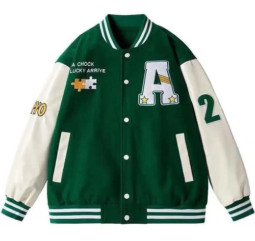 Chaqueta De Hip-hop Callejero Con Uniforme De Béisbol Para H