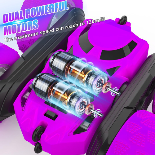 Hamdol Coche De Control Remoto Para Niños Stunt Rc Cars Con