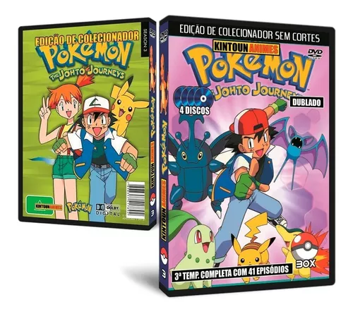 Pokémon 4ª Temporada Completa E Dublada Em Dvd