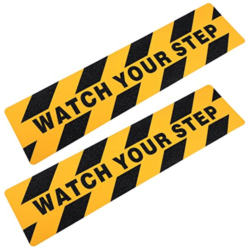 Pegatinas De Advertencia  Watch Your Step  Suelo, 6 X 2...