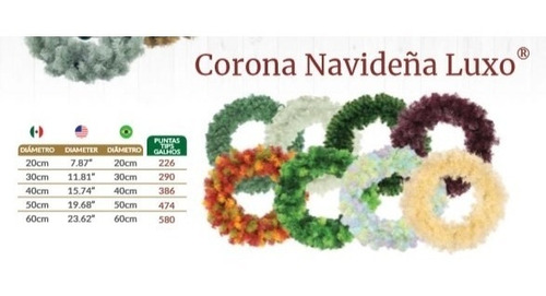 2 Coronas Decorativas 40 Cm, Polipro (jgo Puerta Y Adviento)