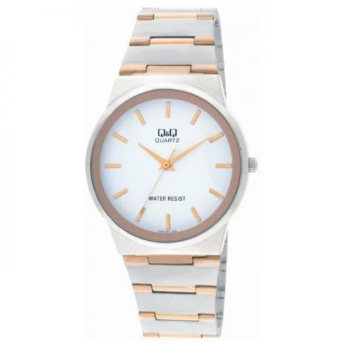 Q398-401y - Reloj Q&q P/m Acero Bicolor  Hombre