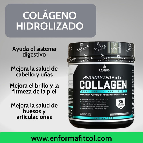 Colageno Sascha Fitness - G A $571 - g a $612