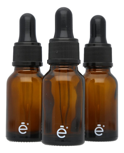 Frasco Gotero 15 Ml Vidrio Pipeta Cristal Estándar 10pz