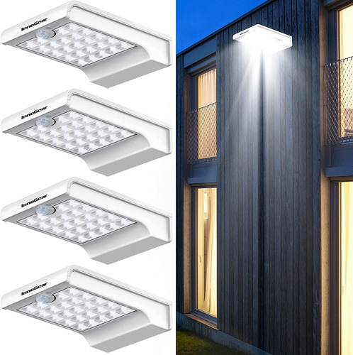  Luces Solares Led Tenues A Brillantes Sensor De Movimi...