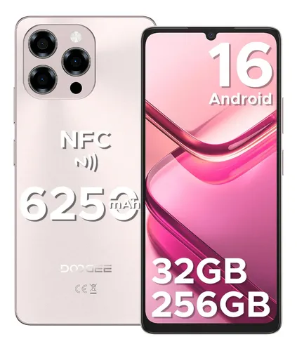 Doogee Note 58 Pro Android 16 Celular 32GB+256GB/2TB Smartphone