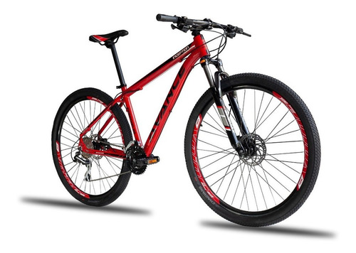 Bicicleta Aro29 Avance Inception 21v Shimano Freio A Disco Cor Vermelho Tamanho do quadro 19