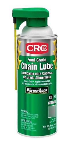 Aerosol Lubricante De Cadena De Grado Alimentario, 12 Onzas,