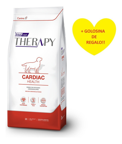 Alimento Vitalcan Therapy Cardiac Perro 10k + Regalo