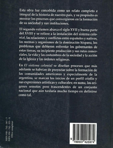 Historia Integral De La Argentina - Félix Luna - Tomo 2 (Usado)