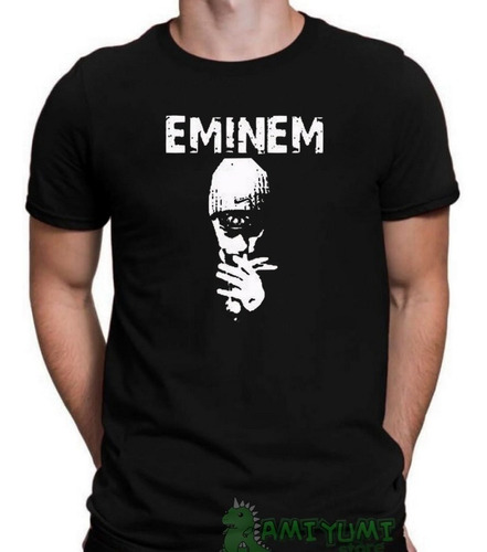 Camiseta Eminem Rap Hip Hop Camisa 100 % Algodão