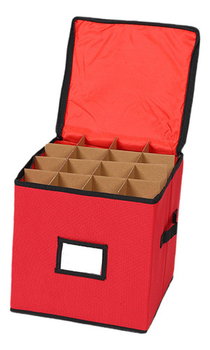 Caja Organizadora Para Guardar Adornos Navideños, Color
