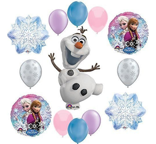 Frozen Olaf Y Copos De Nieve De Disney - 13 Piezas