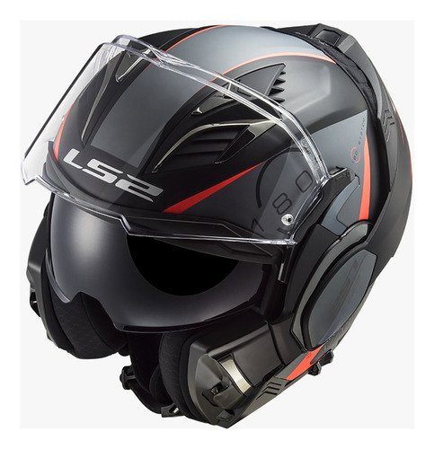  Casco Modular Ls2 900 Valiant 2 Doble Visor Color Marelli