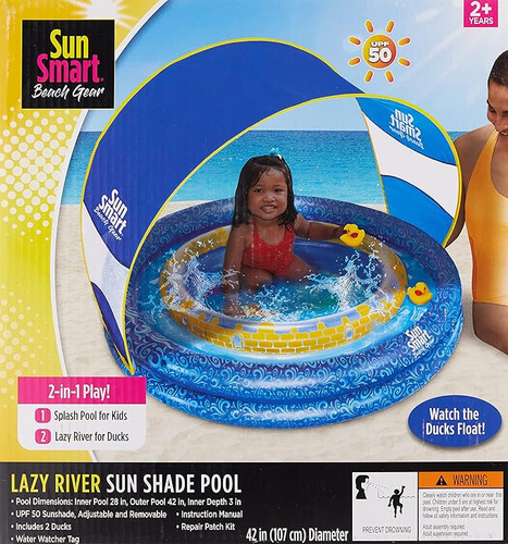 Sunsmart Lazy River Kiddie Pool - Piscina Inflable