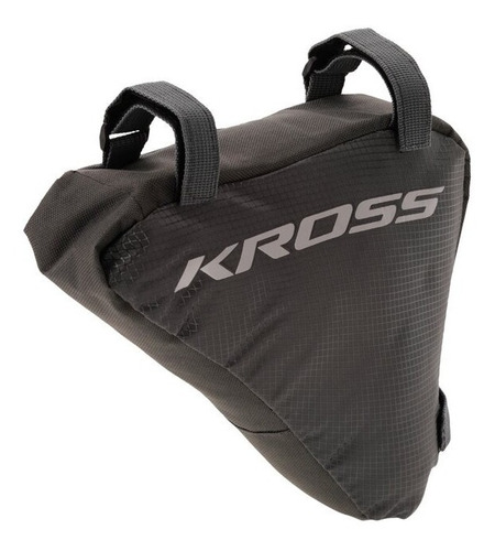 Bolso Triangulo Bicicleta Para Cuadro Kross Gris