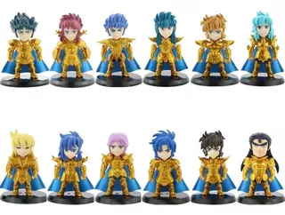 Caballeros Del Zodiaco Saga Saint Colección X 12 Figuras