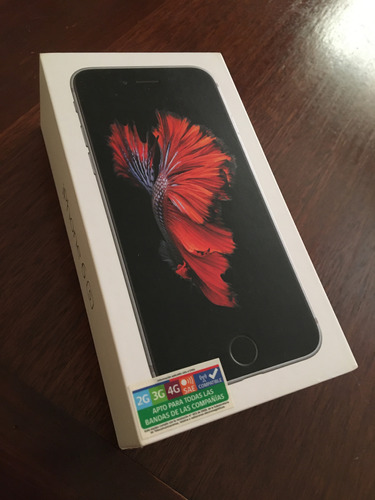 Caja Vacía iPhone 6s Space Gray 32 Gb Con Folletos Y Llave