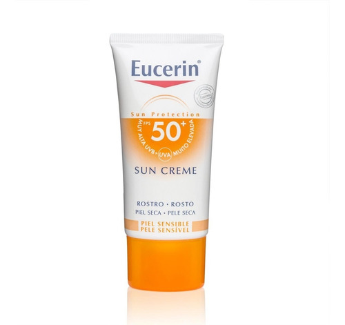 Eucerin Solar Sensitive Protec Facial Sun Cream Spf50+ 50ml