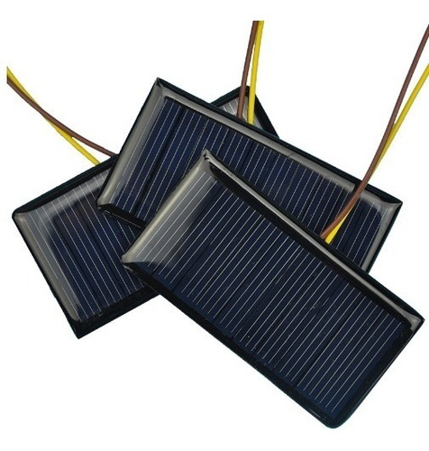 Painel Solar 5v + Fios 60mha Projetos Arduino Frete R$10