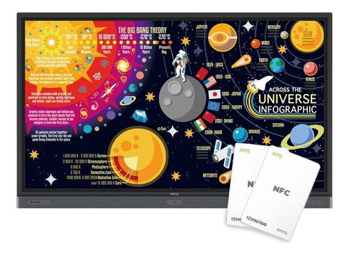 Imagen 1 de 8 de Rp8601k Pantalla Interactiva 86 4k Uhd Corporativo/edu