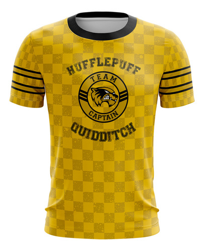 Playera Sublimada Hufflepuff Quidditch