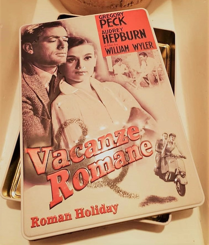 Imagen 3 de 5 de Caja De Metal Vacaciones En Roma Vintage