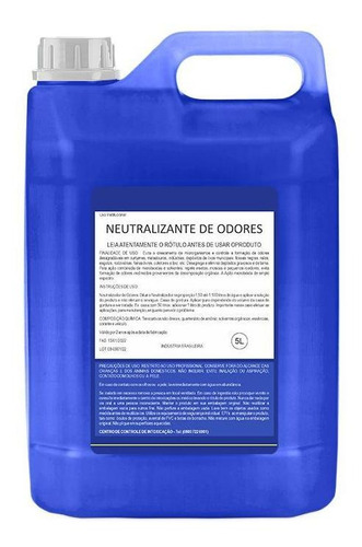 Neutralizador De Odores Rm Smell 5 Litros Silver Chemical