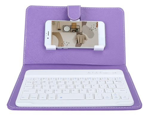 Teclado Con Estuche Protector, Teclado Bluetooth Inalambr...