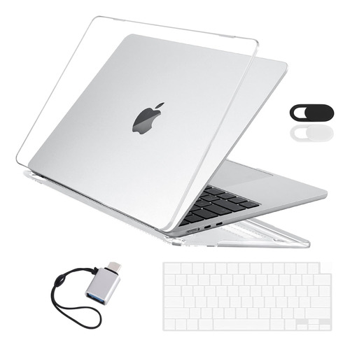 Eoocoo Funda Compatible Con Macbook Air De 15 Pulgadas, Vers