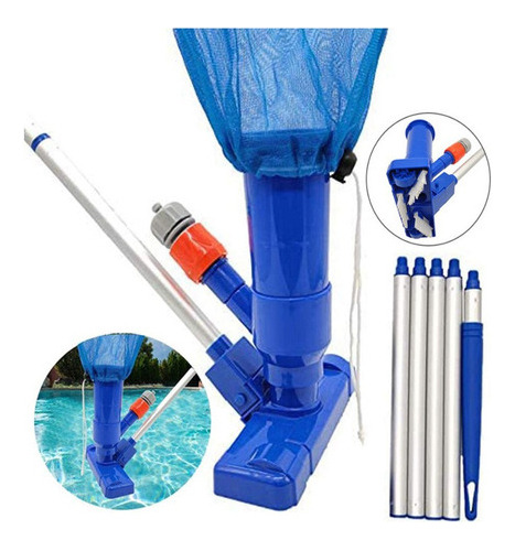 Kit De Limpieza Para Piscinas Aspirador Con Filtro Higiénico